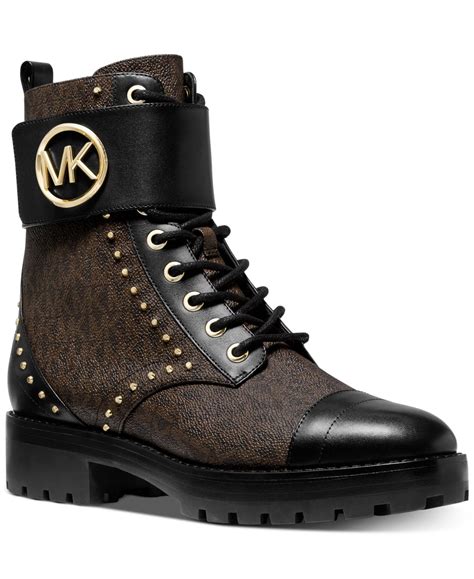 michael kors black and brown shoes|michael kors brown boots.